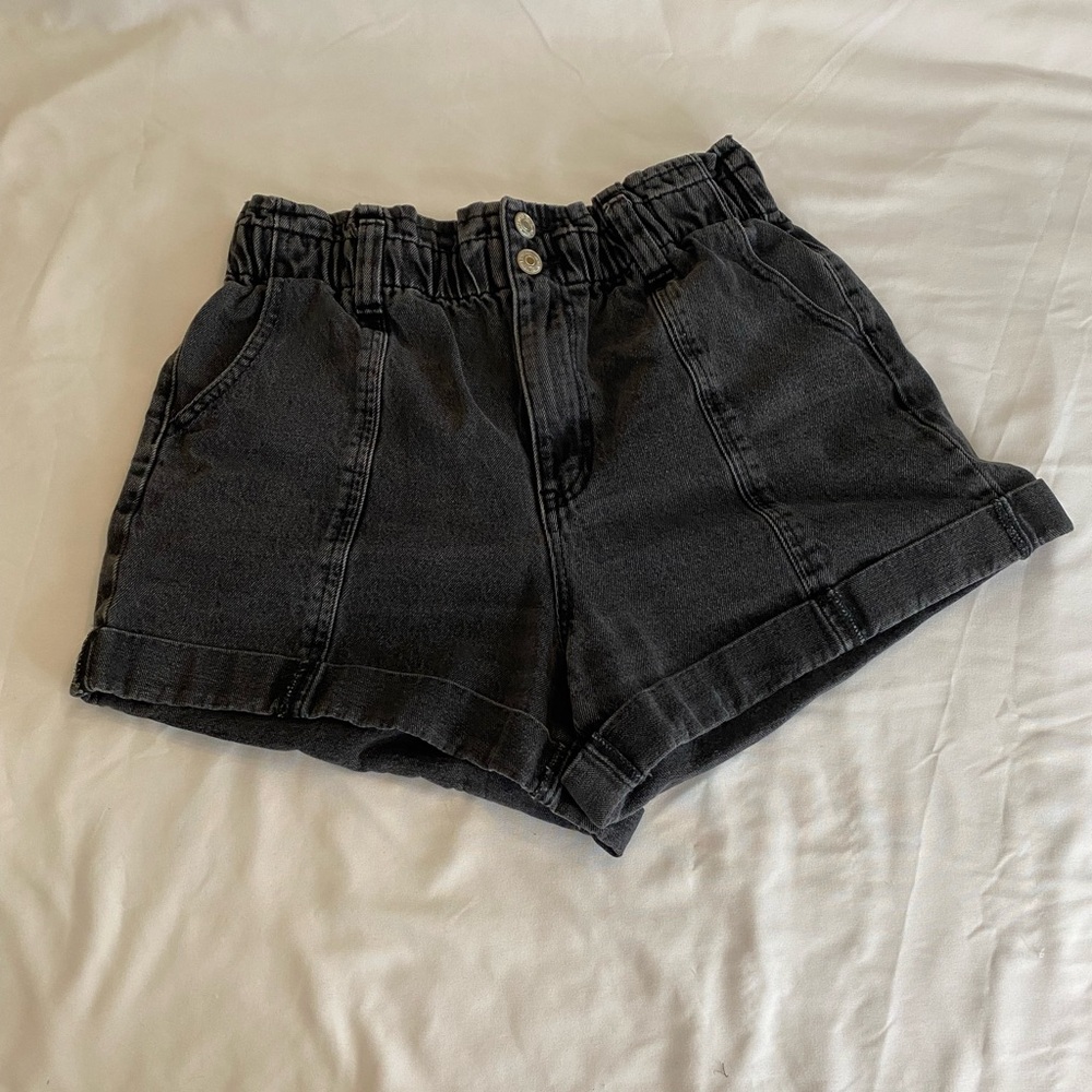 Forever 21 Paper Bag Style Denim Shorts